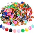 thumbnail image 5 of 300 chinchetas recubiertas de plástico de 10 colores, chinchetas de cabeza plana, chinchetas de corcho para oficina, 5 of 5