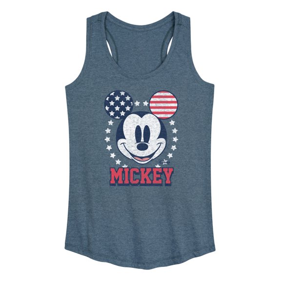 Disney - Americana - Mickey Usa Ears - Women's Racerback Tank Top