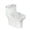 Easter Egg & Bunny Pattern, variant on HELLHERO Polyester Fabric Bathroom Toilet Cover Set, Soft, Elastic Bottom U-Shaped Stretch, Elastic Installation