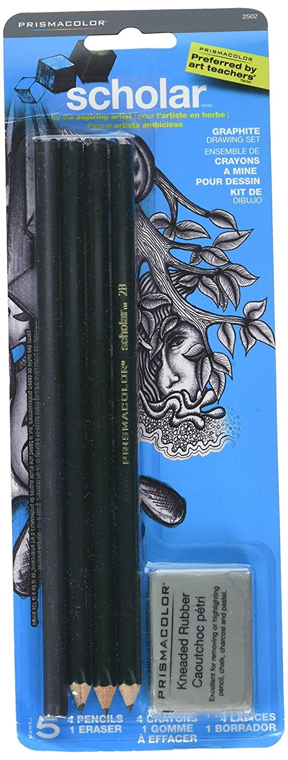 Scholar Graphite Pencil Set, 2 Mm, Assorted Lead Hardness Ratings