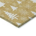 thumbnail image 3 of Addison Rugs Chantille Indoor/Outdoor Transitional Holiday Gold Machine Washable Rectangle Rug, 10' x 14', 3 of 7