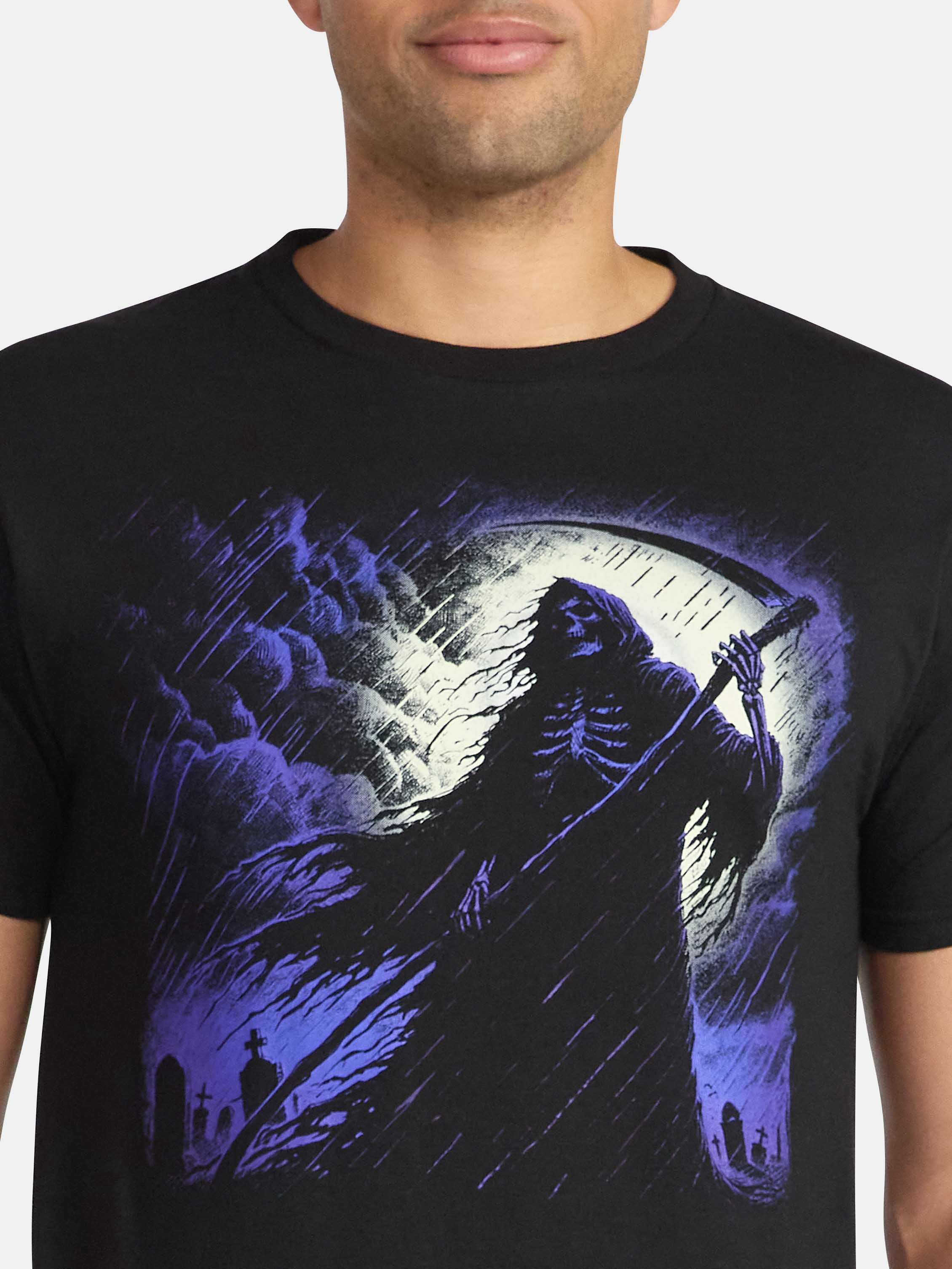 Halloween Men's Grim Reaper Graphic Tee from Way to Celebrate, Sizes XS-3XL