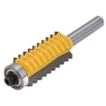 thumbnail image 3 of Wchiuoe V Joint Router Bit,Finger Joint Router Bit Glue Milling Cutter Device 45# Steel V Tenoning Machine 8mm Shank, 3 of 8