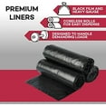 thumbnail image 5 of Dealmed Trash Bag | Made in USA | 40-45 Gallon, 40" x 46", 1.2 mil, Black | 20/Roll, 5/Case, 5 of 6