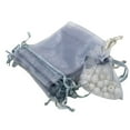 thumbnail image 1 of Wisremt 100pcs/lot White Drawable Small Organza Bags 3.54"*2.76" Favor Wedding Christmas Gift Bag, 1 of 3
