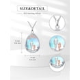 thumbnail image 4 of Dorunmo Daughter Necklace from Dad Father Daughter Necklace 925 Sterling Silver Moonstone Mother's Day Jewelry for Women, 4 of 10