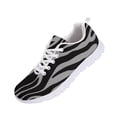 thumbnail image 5 of Psesaysky Zebra Print Running Shoes for Women Lightweight Tennis Shoes Breathable Mesh Walking Sneakers, 5 of 7