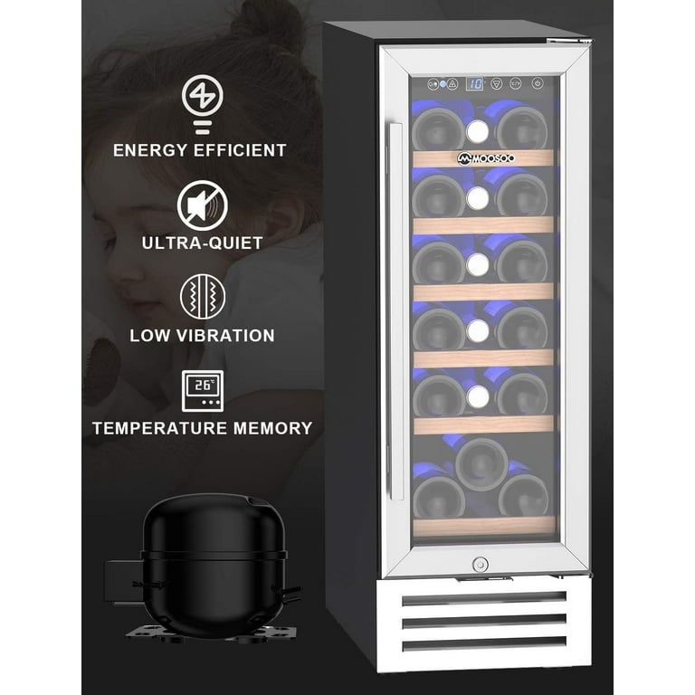 Moosoo MG18 Wine Cooler Wine Fridge Walmart