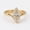 Rose Plated, variant on 2 Ct Marquise Cut Diamond Engagement Ring, Tulip Floral head Set Ring, Unique Split Diamond Solitaire Ring, Anniversary Gift For Wife, Handmade Jewelry