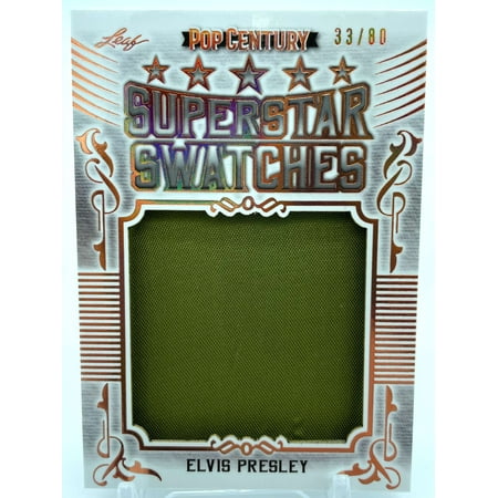 Leaf 2021 Pop Century Elvis Presley Single Collectible Card (Jumbo Patch)