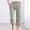 Gray #2, variant on symoid Cotton Linen Capris Pants for Women- Casual Solid with Pockets Cotton Blend Baggy with Drawstring Wide Leg French Terry Clearance Black Summer Pants for Women Size XL