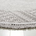 thumbnail image 3 of SAFAVIEH Camden Nathan Border Geometric Area Rug, Gray, 5'3" x 5'3" Round, 3 of 7