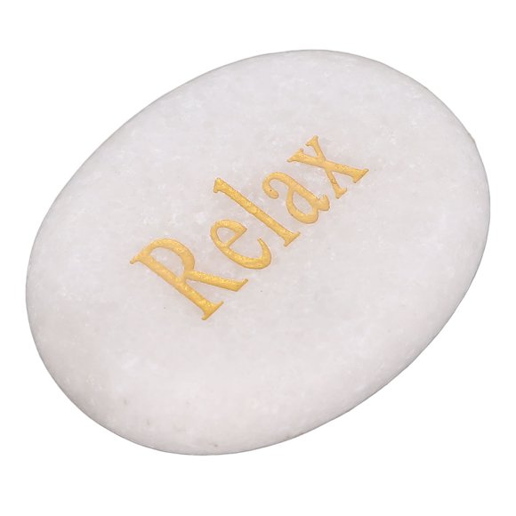 Inspirational Marble Stone Engraved Letters with Exquisite Craftsmanship Unique Present for Friends Family Teachers