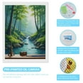 thumbnail image 3 of Diamond Art Kits for Adults, Serene Forest Stream Miniature Display 5D Diamond Painting Kits for Adults Beginners, DIY Full Drill Diamond Painting, Gem Art and Crafts 12x16, 3 of 7