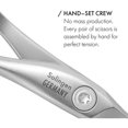 thumbnail image 3 of LMHF Beard and Mustache Scissors - FINOX Stainless Steel Professional Manicure Tools in Leather Case - Ethically Made in Solingen Germany - 4706, 3 of 5