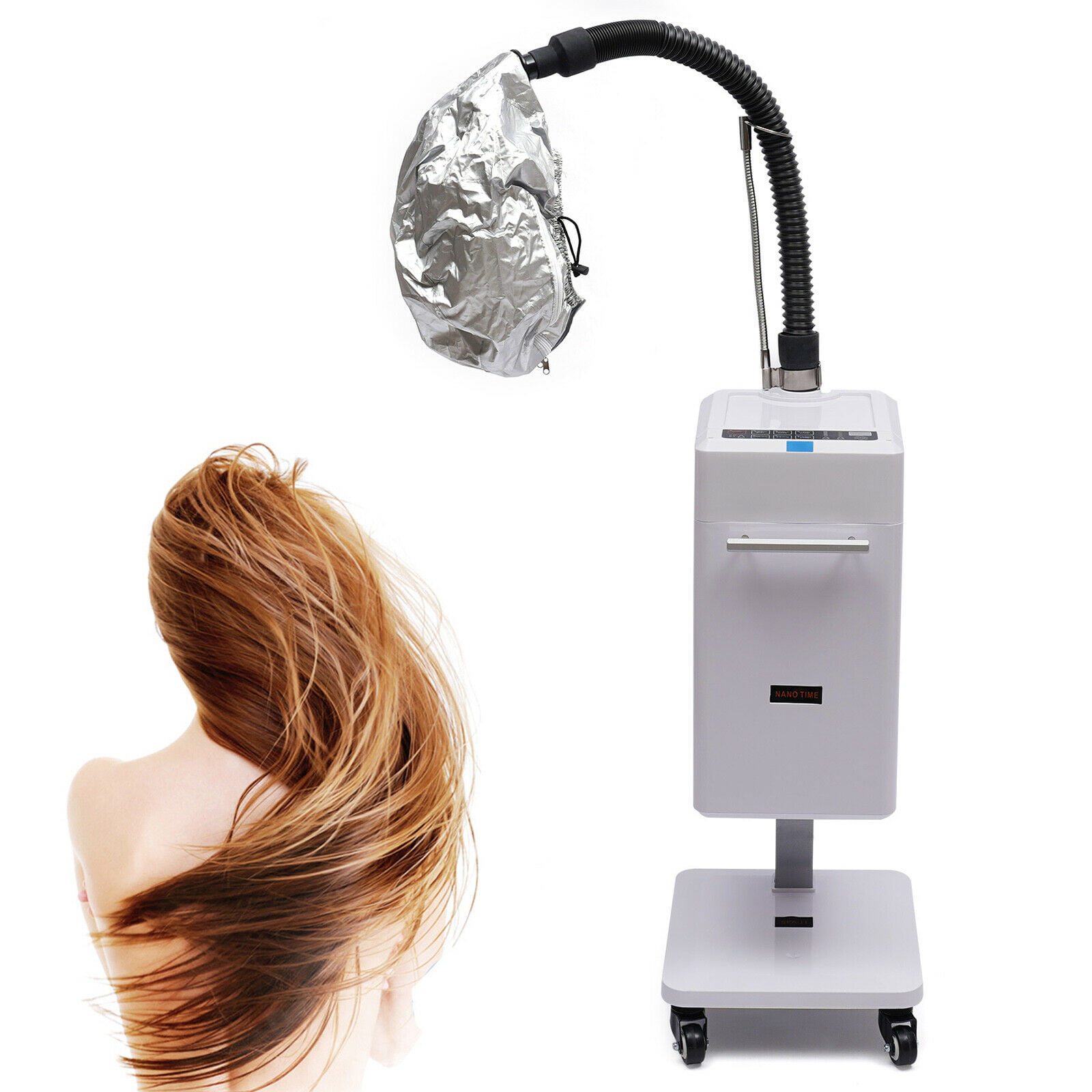 Aohuada 500W Hair Steamer Machine Hair Dyeing Machine Stand Up Base Salon  Spa Equipment 