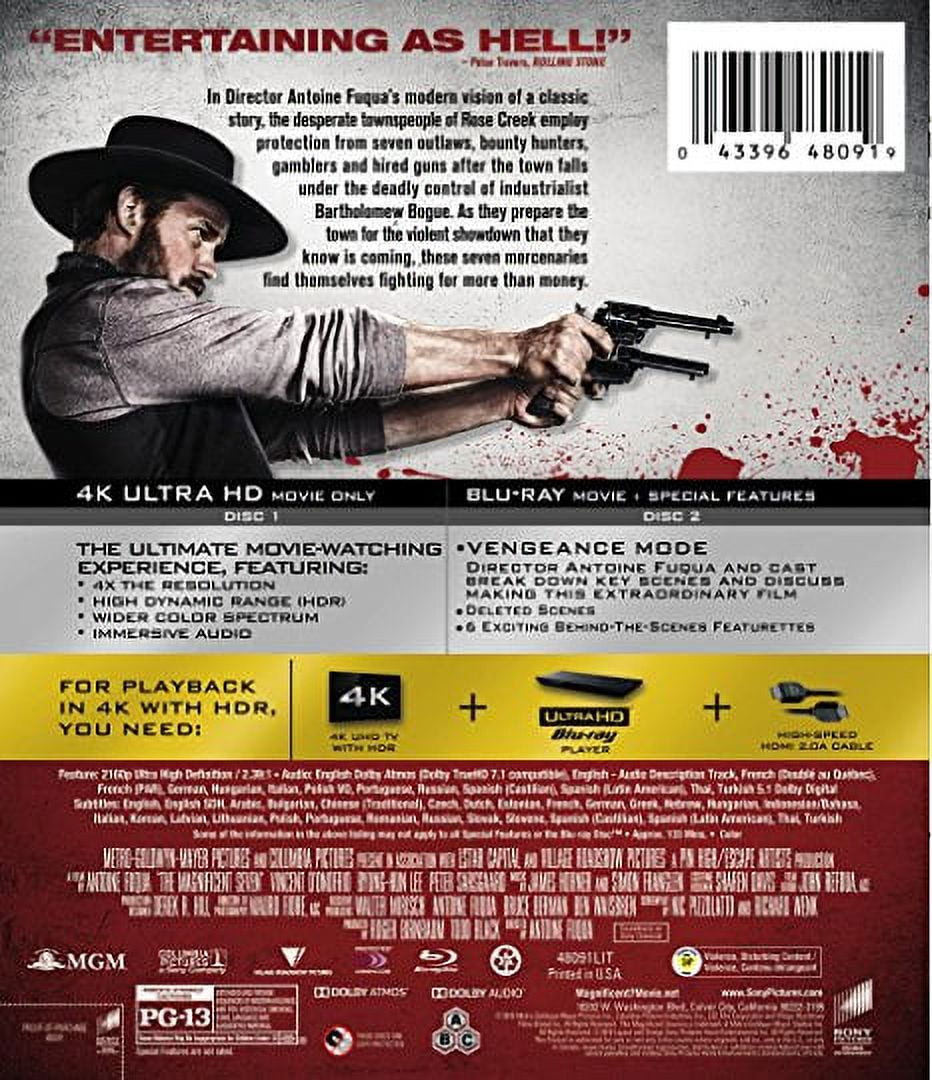THE MAGNIFICENT SEVEN - 4K BLU RAY REVIEW - SHOUT SELECT 