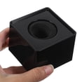 thumbnail image 5 of Pretyzoom 2Pcs Black ABS Microphone Clip on Flag Station for Interview and Logo Display, 5 of 8