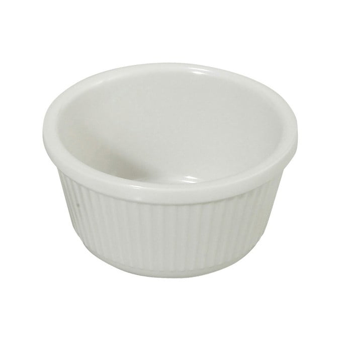 4oz Fluted Ramekins, White,Pack of 4,12 packs