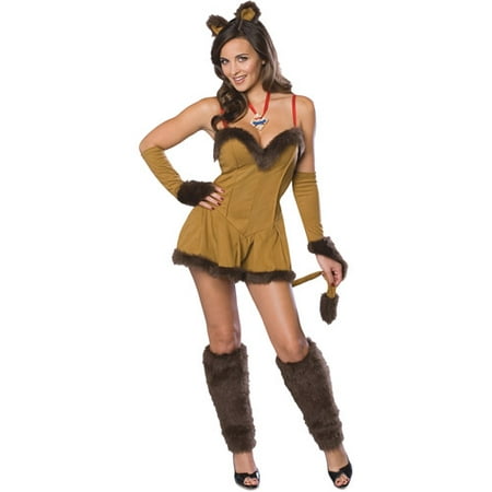 Cowardly Lioness Flirty Adult Halloween Costume, Size: Women's - One Size