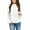 White, variant on Sherrylily Girls Turtleneck Sweaters Batwing Sleeve Knit Clothes Chunky Pullover Jumper
