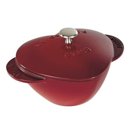 

Staub Cast Iron 1.75-qt Heart Cocotte - Cherry
