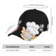 thumbnail image 2 of Fotbe Little Chef Gnome Gorro Clásico de Béisbol, Gorra Ajustable con Broche Snapback, Gorro de Exterior de Algodón Suave, 2 of 6