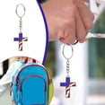 thumbnail image 2 of 4th of July Keychain Stainless Steel USA Flag Patriotic Charm Keyring Independence Day Souvenirs Gifts for Patriotic Party supplies Festivities Birthday xmas Gift for Men Women, 2 of 8