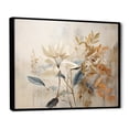 thumbnail image 2 of Designart "Serene Botanical Minimalism In Beige I" Plants Floater Framed Wall Art Prints, 2 of 5