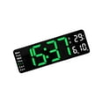 thumbnail image 2 of Horloge Murale Moderne Calendrier Réglable Luminosité Table de Chevet Vert, 2 of 9