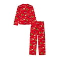 thumbnail image 2 of Cars Boys Two Piece Coat and Pant Pajama Set, Sizes 4-10, 2 of 3