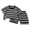 C, variant on Boys Girls 2 Piece Preppy Clothes Set Kids Striped Knit Short Sleeve T-Shirts Elastic Waist Shorts Casual Summer Cool Outfits (A, 18-24 Months)