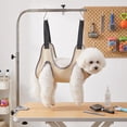 thumbnail image 4 of YZAPOII Pet Grooming Hammock for Cats Dogs, Breathable Sling for Nail Trimming and Bathing, Gray, 4 of 6