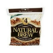 Natural Brew B62102 Natural Brew Coffee Filters Cone- #4 -12x40cnt