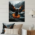 thumbnail image 2 of Designart "Arctic Wingspan Alaska I" Animals Metal Art Living Room, 2 of 5