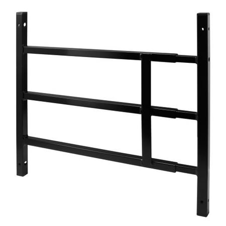 Segal S 4747 3 Bar Fixed Window Guard  14-Inch - 22-Inch X 15-Inch  Black