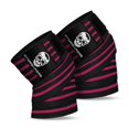 thumbnail image 1 of Rodilleras Gymreapers flexibles de 72 cm para sentadillas, color rosa (par), 1 of 2