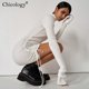 thumbnail image 2 of Chicology Long Sleeve Sweater Dress Mini Bodycon Sexy Outfits Women 2020 Winter Fall Elegant Fashion Clothes Party Club ChristmaS Gao Jinjia LED, 2 of 2