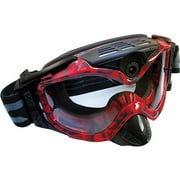 Liquid Image Impact Series HD 1080p Off-Road Goggle with Full HD Camera, 4000 x 3000 Image Resolution, 1/3.2" CMOS Sensor, Red