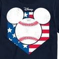 thumbnail image 3 of Disney - Americana - Mickey Baseball Flag Diamond - Adult Short Sleeve Graphic T-Shirt, 3 of 5