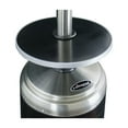 thumbnail image 3 of Patio Heater - Stainless Steel & Black - 48000 BTU Propane Outdoor Heater with Table & Wheels, 3 of 5