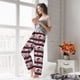 thumbnail image 5 of Fotbe Buffalo Plaid Forest Pantalones de Pijama para Mujer, Pantalones de Dormir, Pantalones Pj con Cordón y Bolsillos-X-Large, 5 of 6