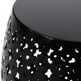 thumbnail image 4 of Iron End Table with Rounded Cross Pattern / Transforms Space, No Assembly Required, 4 of 5