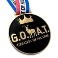 thumbnail image 1 of Medalla BSTWARM Goat Medal, trofeo de campeonato grabado en 3D, 1 of 6