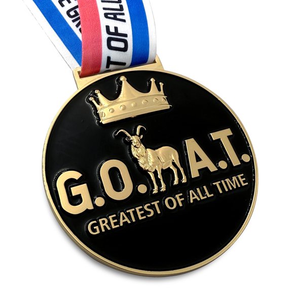 Medalla BSTWARM Goat Medal, trofeo de campeonato grabado en 3D
