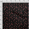 thumbnail image 2 of oneOone Organic Cotton Poplin Twill Fabric Raspberry Fruit Print Fabric by The Yard 42 Inch Wide, 2 of 4