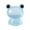 Blue, variant on FEOLGEHLY Glowing Resin Frog Ornament 12Pcs Mini Glow in Dark Frog Figurines for Aquarium Fish Tank Decor Moss Landscape Fairy Garden Micro Landscape Blue 1.2x1.4cm Safe for Fish