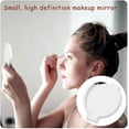 thumbnail image 5 of Mini Round Folding Mirror Portable Pocket Mirror Makeup Mirror for Purse Travel Makeup Mirror for Women Girls Daily Use (20 Pcs White), 5 of 6