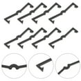 thumbnail image 6 of Raindrops 50-Pack Black Plastic Locking Clips for Peg Board, Secure Fixing Accessories for Organization and Storage, 6 of 8
