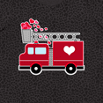 thumbnail image 4 of Inktastic Valentine's Day Red Firetruck with Pink Hearts Women's Plus Size T-Shirt, 4 of 5